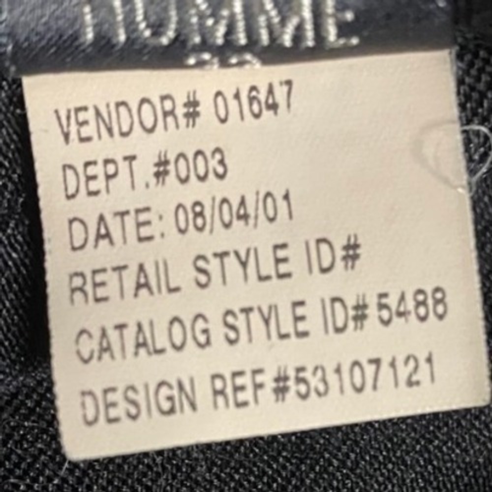 Vintage Eddie Bauer Mens 33 Charcoal Gray 100% Wool Pleated Dress Pants Slacks‎ - Picture 7 of 7